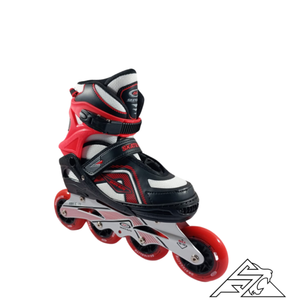 Patines Elite In Line Semiprofesional Rojo - Image 2