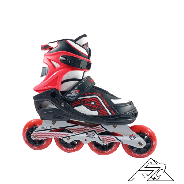 Patines Elite In Line Semiprofesional Rojo - Image 3