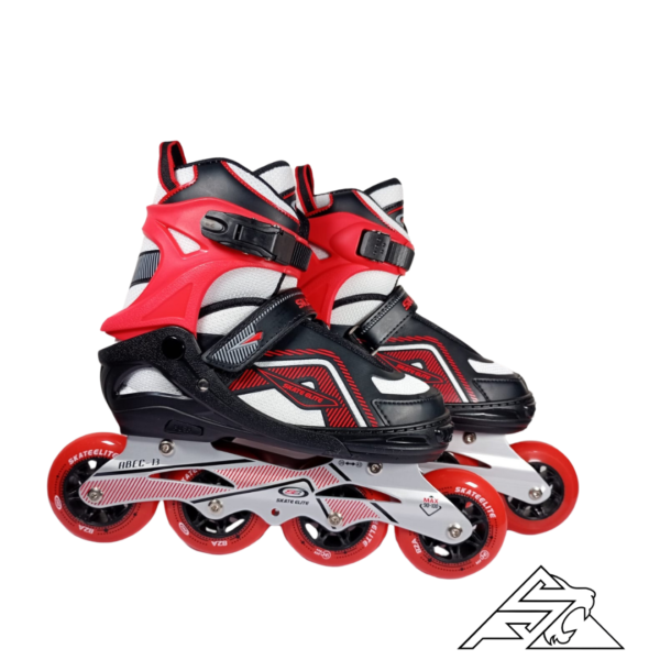 Patines Elite In Line Semiprofesional Rojo