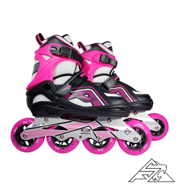 Patines Elite In Line Semiprofesional Fuxia