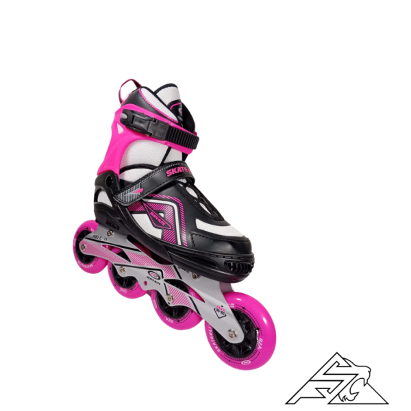 Patines Elite In Line Semiprofesional Fuxia - Image 3